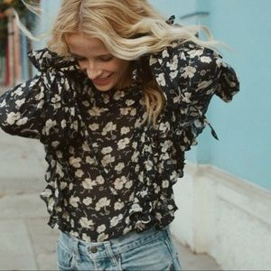 Doen Luca Top Black Anemone